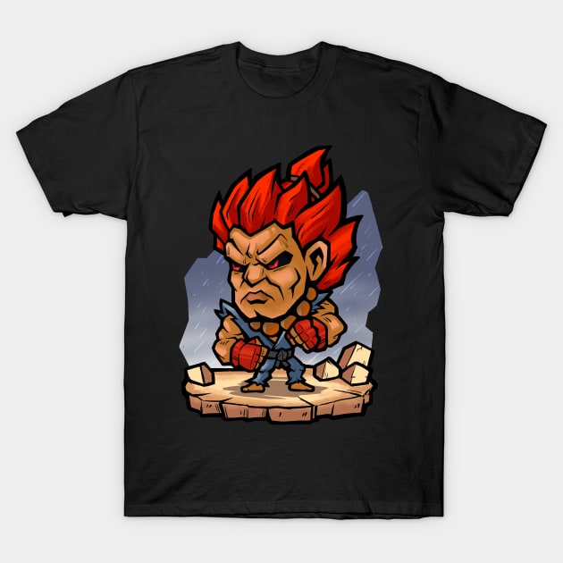 Demon Fighter T-Shirt by Denzell Draws